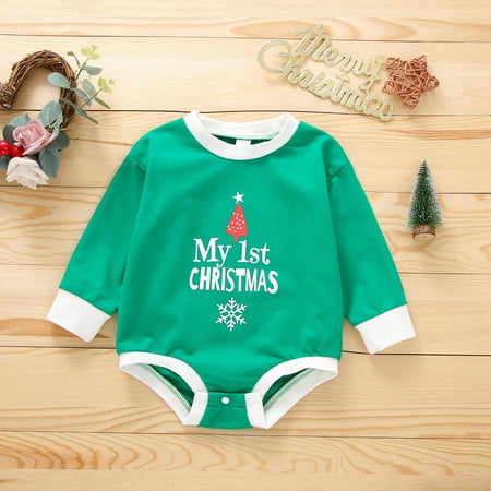 FZM Christmas Xmas Toddler Baby Boys Girls Patchwork Cute Cartoon Letter Long Sleeve Romper Bobysuit Christmas Outfits Clothes
FZM Christmas Xmas Toddler Baby Boys Girls Patchwork Cute Cartoon Letter Long Sleeve Romper Bobysuit Christmas Outfits Clothes