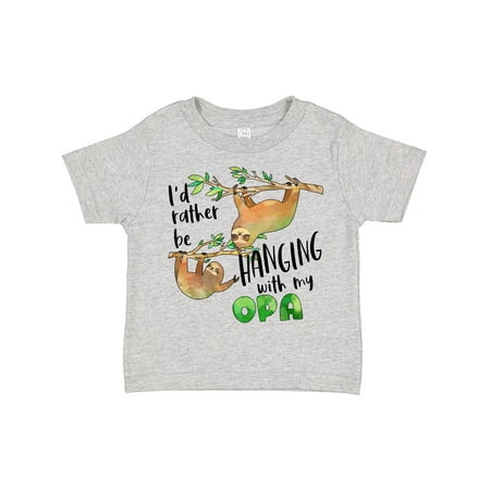 Inktastic Id Rather Be Hanging with My Opa- Cute Sloths Gift Toddler Boy or Toddler Girl T-Shirt
Inktastic Id Rather Be Hanging with My Opa- Cute Sloths Gift Toddler Boy or Toddler Girl T-Shirt