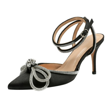 NUOLUX 1 Pair Thin Heel Sandals Summer Pointed Footwear High-heeled Shoes for Women