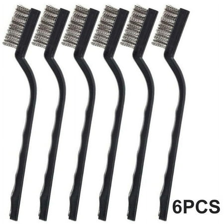 Sufanic 6Pcs Mini Small Wire Stainless Steel Cleaning Brushes Rust Remover Removal Tool Black 7inch
Sufanic 6Pcs Mini Small Wire Stainless Steel Cleaning Brushes Rust Remover Removal Tool Black 7inch