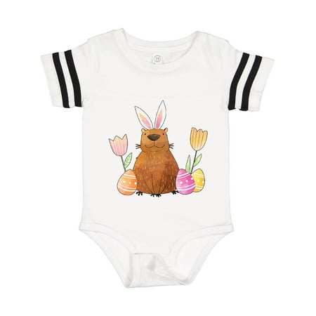 Inktastic Easter Capybara with Eggs and Flowers Gift Baby Boy or Baby Girl Bodysuit
Inktastic Easter Capybara with Eggs and Flowers Gift Baby Boy or Baby Girl Bodysuit
