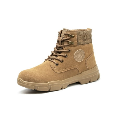 SIMANLAN Men Work Boots Slip Resistant Safety Shoes Heavy Duty Protection Boot Outdoor Anti-smash Booties Workplace Steel Toe Shoe Khaki 5.5
SIMANLAN Men Work Boots Slip Resistant Safety Shoes Heavy Duty Protection Boot Outdoor Anti-smash Booties Workplace Steel Toe Shoe Khaki 5.5