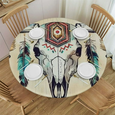 Orinice Cow Skull Feathers Arrows Round Table Cover Stain Resistant Washable Indoor Outdoor Tablecloth Kitchen Dining Wedding Parties 100% Polyester Fiber 31-35
Orinice Cow Skull Feathers Arrows Round Table Cover Stain Resistant Washable Indoor Outdoor Tablecloth Kitchen Dining Wedding Parties 100% Polyester Fiber 31-35