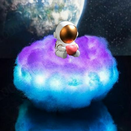 LED Colorful Clouds Astronaut Lamp with Rainbow Effect Remote Control Children s Night Light New
LED Colorful Clouds Astronaut Lamp with Rainbow Effect Remote Control Children s Night Light New