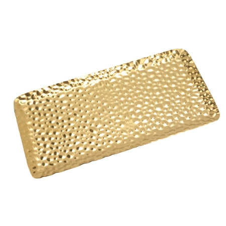 Rectangular Tray Decoration Hammered Tray Stainless Steel Exquisite For Living Room Silver Gold
Rectangular Tray Decoration Hammered Tray Stainless Steel Exquisite For Living Room Silver Gold
