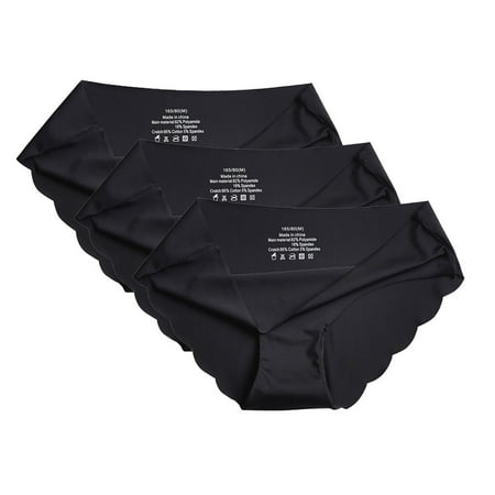 Qcmgmg Women Solid Cotton Briefs Underwear Breathable Low Waisted Plus Size Seamless Panties 3 Pack Black L
Qcmgmg Women Solid Cotton Briefs Underwear Breathable Low Waisted Plus Size Seamless Panties 3 Pack Black L