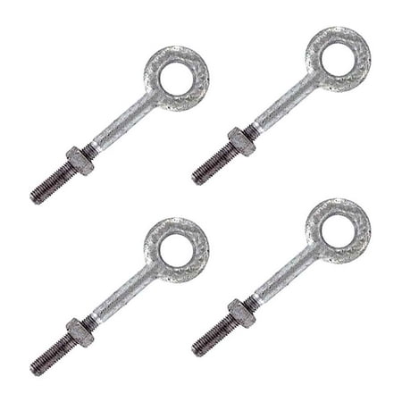 5/16 x 2-1/4 Galvanized Eye Bolt – 4 Pack