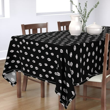Cotton Sateen Tablecloth 70 x 90 - You Eyes Minimalist Black White Eye Beauty Woman Girls Monochrome Pop Minimal Drawing Ink Love Print Custom Table Linens by Spoonflower
Cotton Sateen Tablecloth 70 x 90 - You Eyes Minimalist Black White Eye Beauty Woman Girls Monochrome Pop Minimal Drawing Ink Love Print Custom Table Linens by Spoonflower