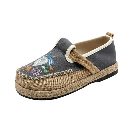 Summer Savings Clearance! PEZHADA Women Shoes Flat Sandals for Women Women s Round Head Ethnic Style Embroidered Shoes Shallow Cut Low Top Soft Bottom Cloth Shoes Gray
Summer Savings Clearance! PEZHADA Women Shoes Flat Sandals for Women Women s Round Head Ethnic Style Embroidered Shoes Shallow Cut Low Top Soft Bottom Cloth Shoes Gray