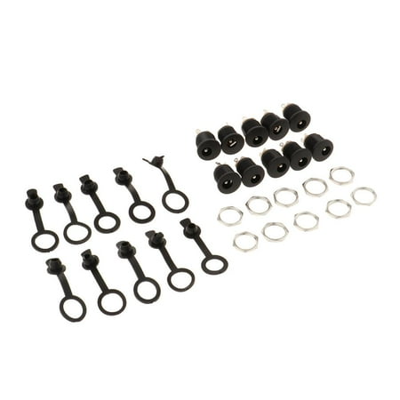 10 pieces DC Socket + 10 pieces Screw + 10 pieces Nuts + 10 pieces Dustproof Assemble Kits
10 pieces DC Socket + 10 pieces Screw + 10 pieces Nuts + 10 pieces Dustproof Assemble Kits