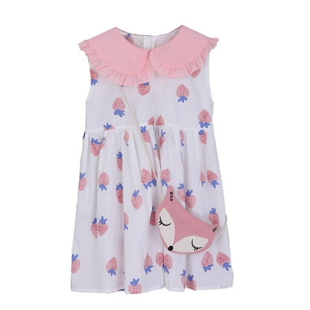 Zlekejiko Bag Strawberry Dress Baby Princess Girls Toddler Ruffles Kids Dresses Print Girls Dress&Skirt
Zlekejiko Bag Strawberry Dress Baby Princess Girls Toddler Ruffles Kids Dresses Print Girls Dress&Skirt