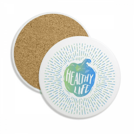 Green Pepper Healthy Living Line Coaster Cup Mug Tabletop Protection Absorbent Stone
Green Pepper Healthy Living Line Coaster Cup Mug Tabletop Protection Absorbent Stone