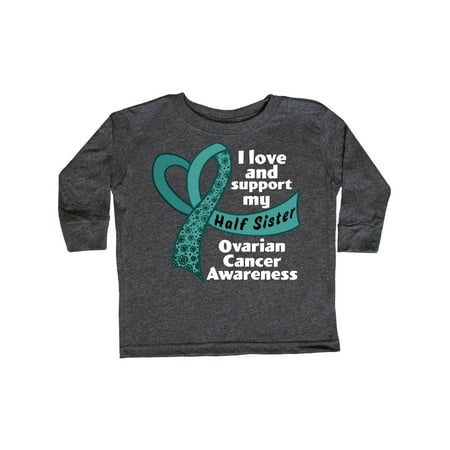 Inktastic I Love and Support My Half Sister Ovarian Cancer Teal Ribbon Gift Toddler Boy or Toddler Girl Long Sleeve T-Shirt
Inktastic I Love and Support My Half Sister Ovarian Cancer Teal Ribbon Gift Toddler Boy or Toddler Girl Long Sleeve T-Shirt