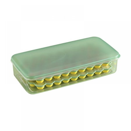 Ice Cube Tray With Lid and Bin - Large Ice Tray For Freezer Comes with Ice Container Scoop and Cover BPA Free Space Saving Ice Cube Molds Perfect for Cocktails Water Bottles or Whisky
Ice Cube Tray With Lid and Bin - Large Ice Tray For Freezer Comes with Ice Container Scoop and Cover BPA Free Space Saving Ice Cube Molds Perfect for Cocktails Water Bottles or Whisky