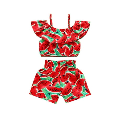 BrilliantMe Toddler Little Girl Flower Off Shoulder Ruffle Romper Jumpsuit Clothes Set Red 3-4 Years
BrilliantMe Toddler Little Girl Flower Off Shoulder Ruffle Romper Jumpsuit Clothes Set Red 3-4 Years
