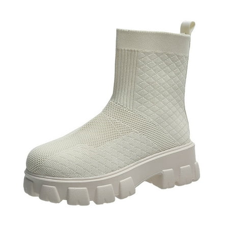 Lyinloo New Fashion Casual Solid Color Fabric Low Tube Mid-heel Women s Fashion Short Boots White 35
Lyinloo New Fashion Casual Solid Color Fabric Low Tube Mid-heel Women s Fashion Short Boots White 35