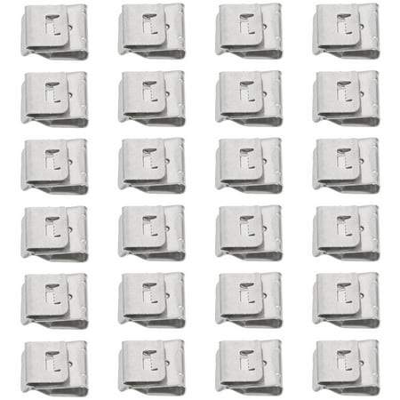 Rosarivae 50pcs Stainless Steel Photovoltaic Panel Cable Clips Wiring Frame Clips Solar Cable Clips
Rosarivae 50pcs Stainless Steel Photovoltaic Panel Cable Clips Wiring Frame Clips Solar Cable Clips