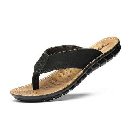 Men s Sandals Summer Non-slip Leather Sandals Soft Sole Slippers Breathable Casual Shoes A9
Men s Sandals Summer Non-slip Leather Sandals Soft Sole Slippers Breathable Casual Shoes A9