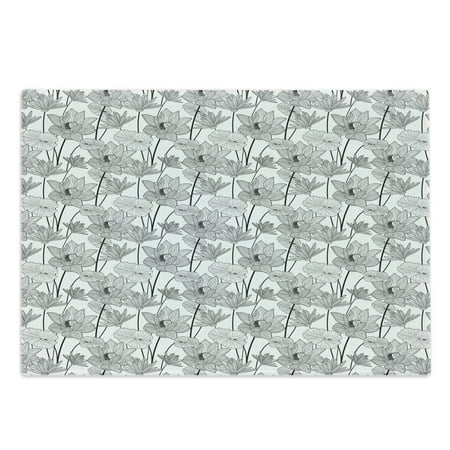 Lotus Cutting Board Sketch Style Illustration Flowers Japan Monochrome Prosperity Decorative Tempered Glass Cutting and Serving Board Large Size Black White by Ambesonne
Lotus Cutting Board Sketch Style Illustration Flowers Japan Monochrome Prosperity Decorative Tempered Glass Cutting and Serving Board Large Size Black White by Ambesonne