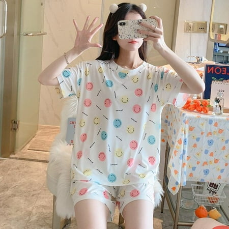 PIKADINGNIS Women Sleepwear Plus Size Sexy Sleepwear Silk Nightgown Summer Pajamas Loose Version Short Sleeve Leisure Wear Princess Style
PIKADINGNIS Women Sleepwear Plus Size Sexy Sleepwear Silk Nightgown Summer Pajamas Loose Version Short Sleeve Leisure Wear Princess Style