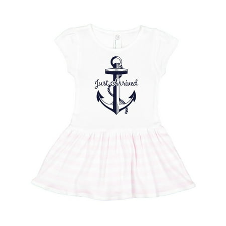 Inktastic Just Arrived Anchor Gift Toddler Girl Dress
