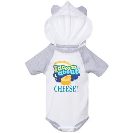 Inktastic Dream About Cheese Gift Baby Boy or Baby Girl Bodysuit