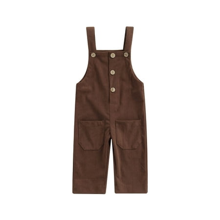 Sunisery Toddler Kids Baby Girls Boys Sleeveless Romper Suspenders Plain Color Button Two Pockets Jumpsuit Bodysuit Brown 3-4 Years
Sunisery Toddler Kids Baby Girls Boys Sleeveless Romper Suspenders Plain Color Button Two Pockets Jumpsuit Bodysuit Brown 3-4 Years