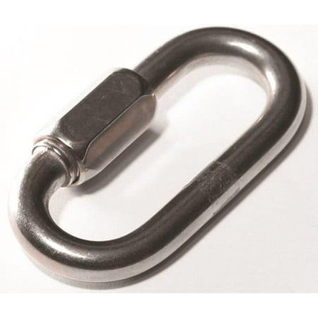Baron Baron 7350T-1/4 Oval Reusable Quick Link Zinc-Plated 1/4