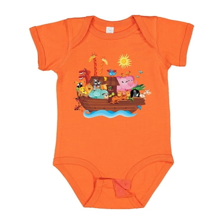 Inktastic Animal Ark Bible Story Christian Gift Baby Boy or Baby Girl Bodysuit