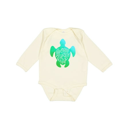 Inktastic World Turtle Day with Sea Turtle in Green and Blue. Gift Baby Boy or Baby Girl Long Sleeve Bodysuit
Inktastic World Turtle Day with Sea Turtle in Green and Blue. Gift Baby Boy or Baby Girl Long Sleeve Bodysuit