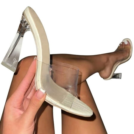 Cathalem High Heel Shoes for Women Fish Slippers Wear Mouth Sandals High Heeled Wide High Heels for Women Size 13 White 9
Cathalem High Heel Shoes for Women Fish Slippers Wear Mouth Sandals High Heeled Wide High Heels for Women Size 13 White 9