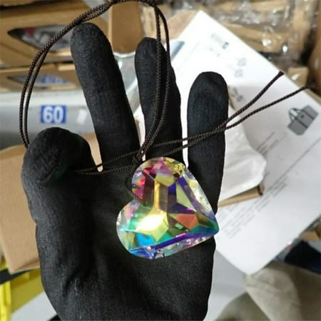 Lchentee Fake Crystal Hanging Pendant Sunlight Reflection 3D Hanging Heart Pendant: Suner Prism Pendant Multi-angle Cutting Process Home Decoration
Lchentee Fake Crystal Hanging Pendant Sunlight Reflection 3D Hanging Heart Pendant: Suner Prism Pendant Multi-angle Cutting Process Home Decoration