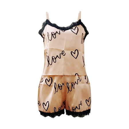 BIZIZA Women Pajama Set Soft Cami Top and Shorts Plus Size 2 Piece PJ Sets Sleepwear Loungewear V Neck Khaki M
BIZIZA Women Pajama Set Soft Cami Top and Shorts Plus Size 2 Piece PJ Sets Sleepwear Loungewear V Neck Khaki M