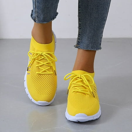 WGOUP Fashion Women Mesh Casual Lace-Up Sport Shoes Runing Breathable Shoes Yellow
WGOUP Fashion Women Mesh Casual Lace-Up Sport Shoes Runing Breathable Shoes Yellow