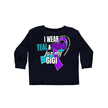Inktastic Suicide Prevention I Wear Teal and Purple for My Gigi Gift Toddler Boy or Toddler Girl Long Sleeve T-Shirt
Inktastic Suicide Prevention I Wear Teal and Purple for My Gigi Gift Toddler Boy or Toddler Girl Long Sleeve T-Shirt