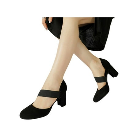 Ymiytan Womens Heeled Pump Round Toe Pumps Slip On High Heels Party Lightweight Anti-Slip Block Dress Shoe Black 4.5
Ymiytan Womens Heeled Pump Round Toe Pumps Slip On High Heels Party Lightweight Anti-Slip Block Dress Shoe Black 4.5