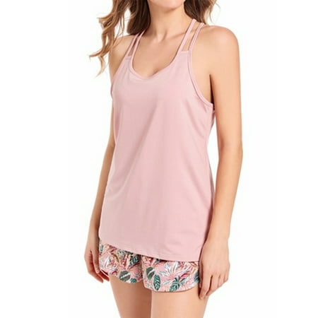Colisha Women Sleepwear Camisole Lounge Sets 2 Pieces Pajamas Set Loose Sleep Cami Top And Shorts Pjs Pink L
Colisha Women Sleepwear Camisole Lounge Sets 2 Pieces Pajamas Set Loose Sleep Cami Top And Shorts Pjs Pink L