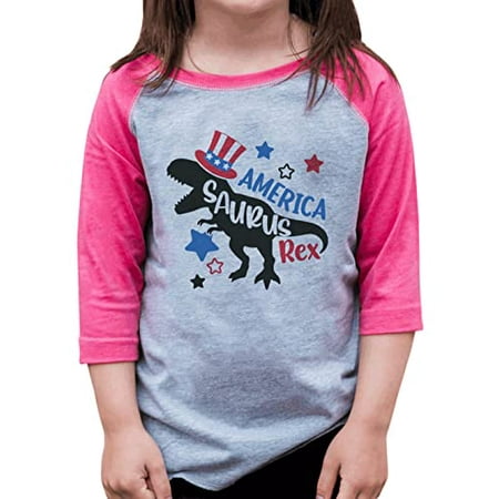 7 ate 9 Apparel Kids 4th of July Shirts - Dinosaur Americasaurus Pink Shirt 6 Months
7 ate 9 Apparel Kids 4th of July Shirts - Dinosaur Americasaurus Pink Shirt 6 Months