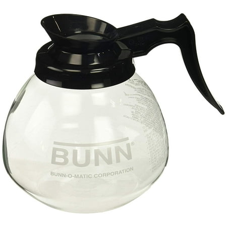 BUNN 12-Cup Glass Coffee Decanter Black