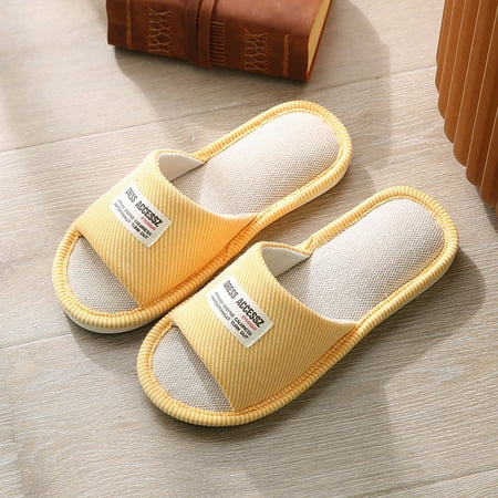 〖Yilirongyumm〗 Yellow 38-39 Slippers For Women Slippers Household Shoes Linen Indoor For Womens Floor Slippers Shoes Women Slipper
〖Yilirongyumm〗 Yellow 38-39 Slippers For Women Slippers Household Shoes Linen Indoor For Womens Floor Slippers Shoes Women Slipper