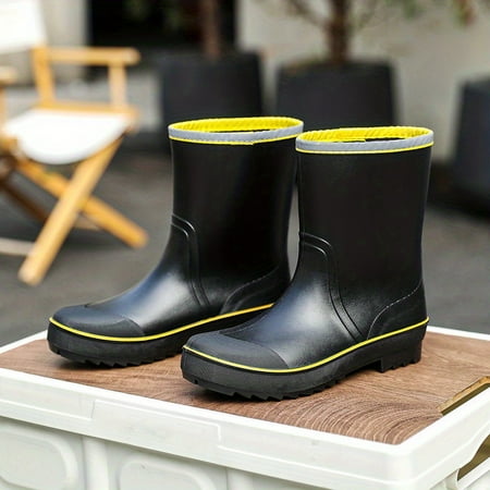 Men Mid Top Rain Boots Wear-resistant Waterproof Non-slip Rain Shoes For Outdoor Walking Fishing
Men Mid Top Rain Boots Wear-resistant Waterproof Non-slip Rain Shoes For Outdoor Walking Fishing