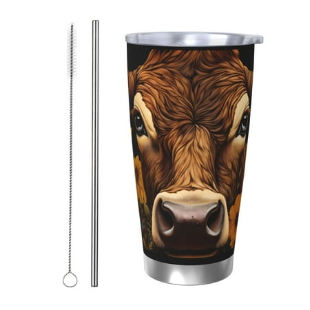 Coaee Sunflower Butterfly Cow for 20oz Insulated Kettle Water Bottle For Running Hiking Cycling Climbing Men S Woman Insulated Water Bottle-Straw Two-piece Set
Coaee Sunflower Butterfly Cow for 20oz Insulated Kettle Water Bottle For Running Hiking Cycling Climbing Men S Woman Insulated Water Bottle-Straw Two-piece Set