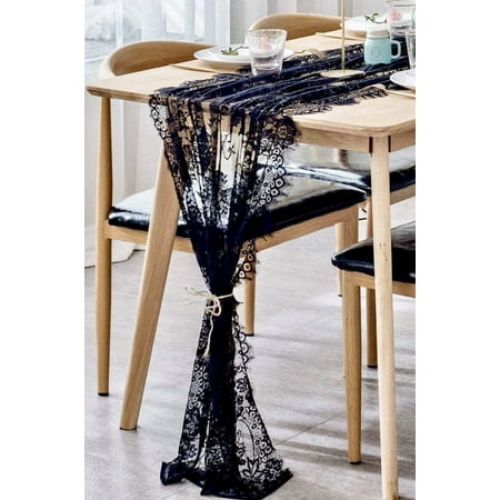 30x120 Inch Mysterious Black Lace Table Runner Boho Thanksgiving Lace Runner Rustic Wedding Decorations Lightweight Table Cover for Birthday Party Supplies Wedding Anniversary Party Decor
30x120 Inch Mysterious Black Lace Table Runner Boho Thanksgiving Lace Runner Rustic Wedding Decorations Lightweight Table Cover for Birthday Party Supplies Wedding Anniversary Party Decor