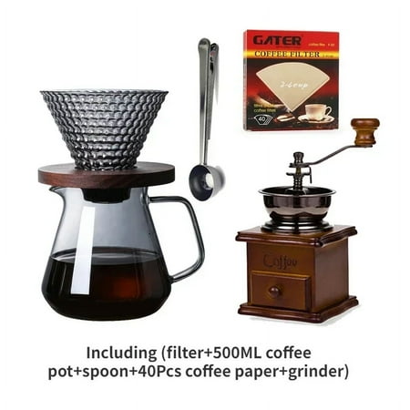 Amber Multi Piece V Funnel Coffee Set Sharing Pot with Coffee Paper Large Filter Americano Must Back Coffee Tool
Amber Multi Piece V Funnel Coffee Set Sharing Pot with Coffee Paper Large Filter Americano Must Back Coffee Tool