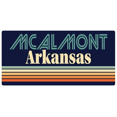 McAlmont Arkansas 5 x 2.5-Inch Fridge Magnet Retro Design