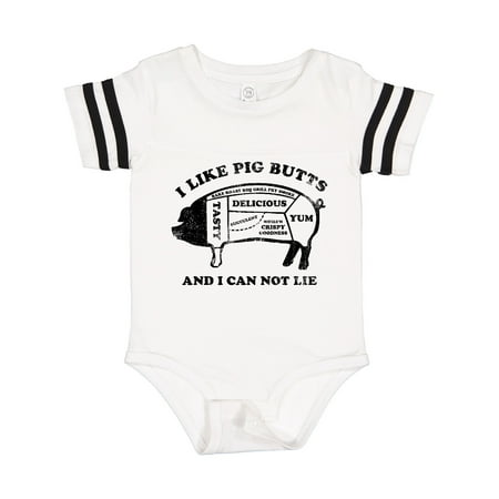 Inktastic I Like Pig Butts Gift Baby Boy or Baby Girl Bodysuit