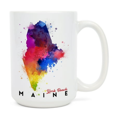 15 fl oz Ceramic Mug York Beach Maine State Abstract Dishwasher & Microwave Safe
15 fl oz Ceramic Mug York Beach Maine State Abstract Dishwasher & Microwave Safe