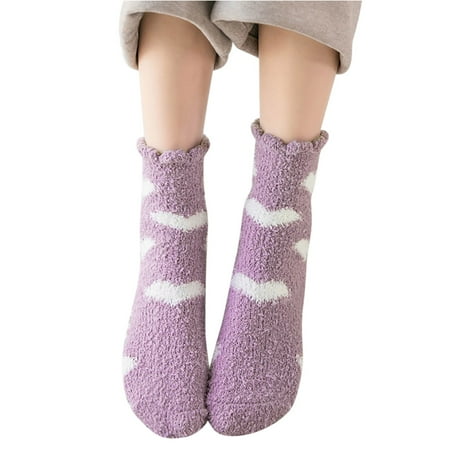 nsendm Girls Sock Womens Coral Fleece Socks Heart Print Socks Colorful Lightweight Cotton Winter Socks for Men Socks Purple One Size
nsendm Girls Sock Womens Coral Fleece Socks Heart Print Socks Colorful Lightweight Cotton Winter Socks for Men Socks Purple One Size