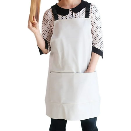 QWZNDZGR Waterproof PU Leather Cross Back Bib Apron with Pockets for Women Men Chef Cooking Kitchen Havy Duty Shop
QWZNDZGR Waterproof PU Leather Cross Back Bib Apron with Pockets for Women Men Chef Cooking Kitchen Havy Duty Shop