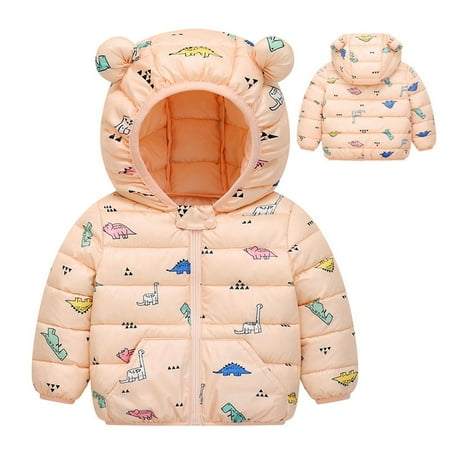 Hunpta Toddler Kids Baby Boys Girls Winter Warm Jacket Dinosaur Cartoon Coats Bear Ears Hooded Padded Outwear
Hunpta Toddler Kids Baby Boys Girls Winter Warm Jacket Dinosaur Cartoon Coats Bear Ears Hooded Padded Outwear